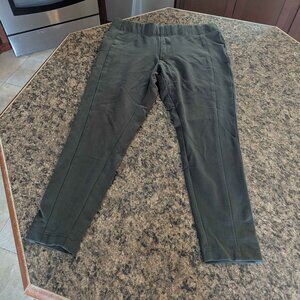 Christopher & Banks Size Petite Large Green Thicker Leggings